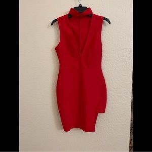MISSGUIDED women’s dress Red US size 6 NWOT